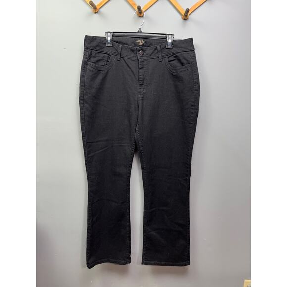 Riders By Lee black bootcut denim‎ jeans Womens 18M Pockets - Picture 1 of 4